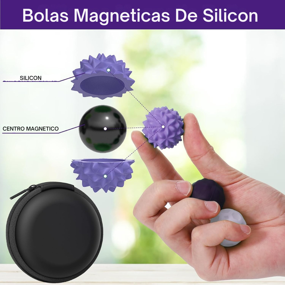 Bolas Magnéticas Anti-estrés 4 piezas