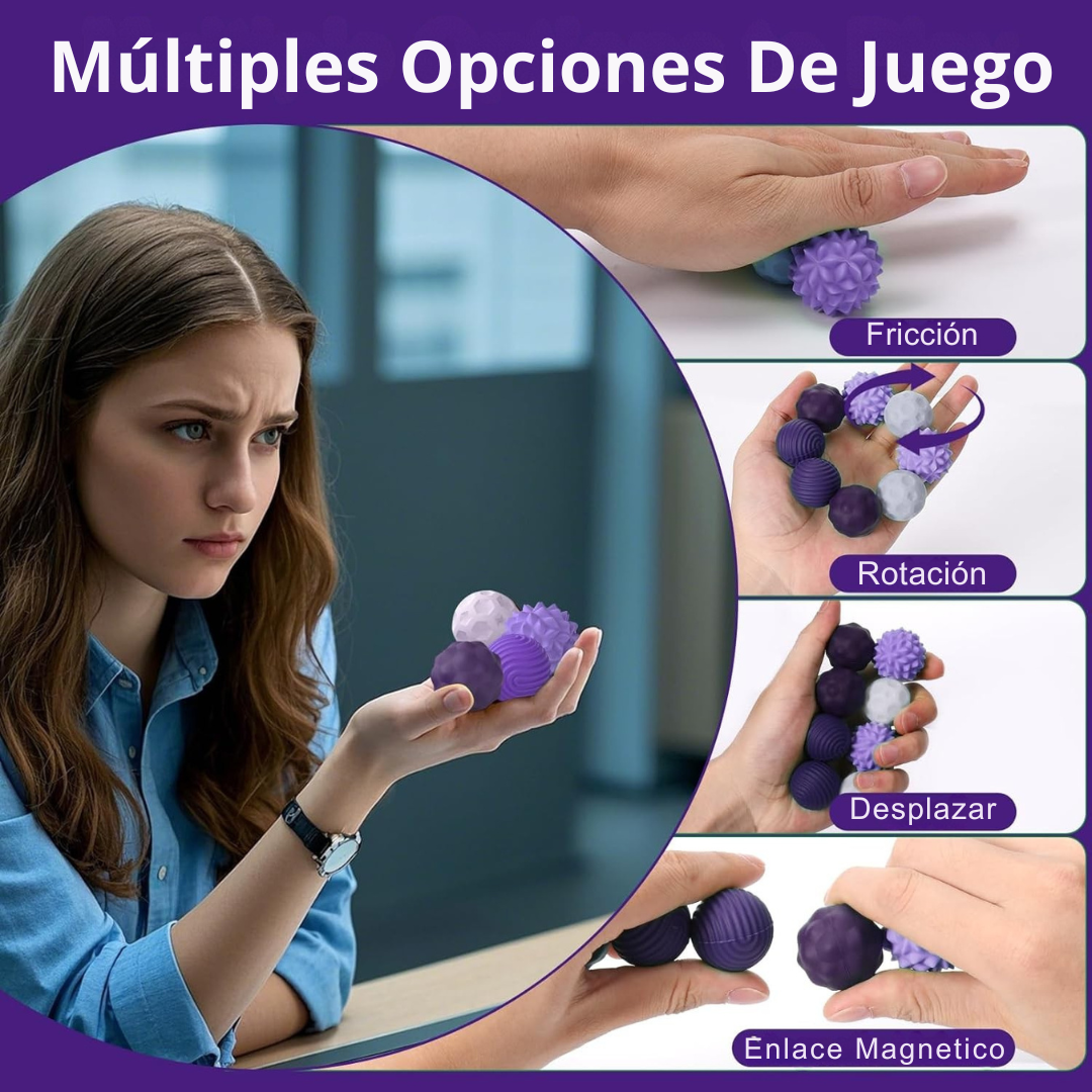 Bolas Magnéticas Anti-estrés 4 piezas