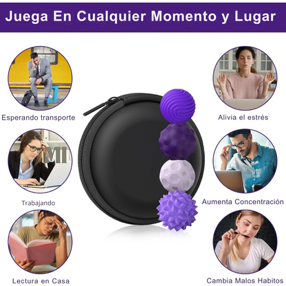 Bolas Magnéticas Anti-estrés 4 piezas